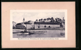 AK Weltenburg, Blick Auf Das Benediktinerkloster Mit Der Landwirtschaftlichen Schule  - Autres & Non Classés