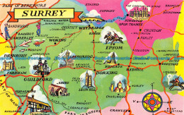 R153504 Surrey. A Map. Photo Precision. Colourmaster - Monde