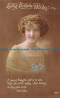 R152862 Greetings. Loving Birthday Wishes. Woman. RP. 1916 - Monde