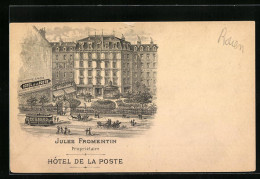 CPA Rouen, Hotel De La Poste  - Rouen