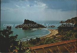 72394650 Taormina Sizilien Isola Bella Kueste Strand Taormina - Autres & Non Classés