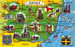 R153507 Suffolk. A Map. Photo Precision. Colourmaster - Monde