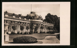 AK Potsdam, Schloss Sanssouci, Ansicht Vom Garten Aus  - Autres & Non Classés