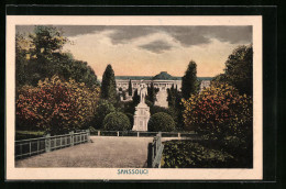 AK Potsdam, Schloss Sanssouci, Skulptur Im Park  - Sonstige & Ohne Zuordnung