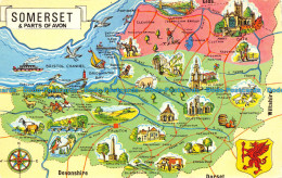 R153512 Somerset And Parts Of Avon. A Map. Photo Precision. Colourmaster - Monde