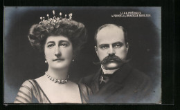 CPA LL. AA. Imperiales Le Prince Et La Princesse Napoleon, Portrait Des Der Monarchen Von Frankreich  - Familias Reales