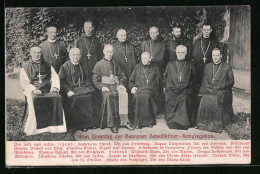 AK Ehrentag Der Beuroner Benediktiner-Kongregation, Gruppenbild Der Geistlichen  - Altri & Non Classificati