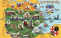 R153515 Lincolnshire. A Map. Photo Precision. Colourmaster - World