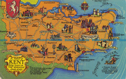 R153516 A Map Of Kent. Photo Precision. Colourmaster - Monde