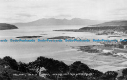 R154096 Millport Isle Of Cumbrae Looking West And Arran Hills. Valentine. RP - Monde