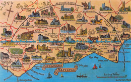 R153529 St. Leonards. Hastings. A Map. D. V. Bennett - Monde
