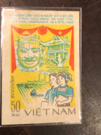 VIET  NAM  NORTH STAMPS-print Test Imperf 1984-(50xu 5th Anniv Of Triendship And Cooperation Treaty Between Vietnam And - Vietnam