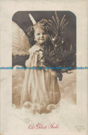 R152913 Greetings. A Glad Yule. Girl As Angel With Christmas Tree - Monde