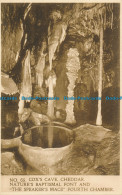 R152915 Coxs Cave. Cheddar. Natures Baptismal Font And The Speakers Mace. Fourth - World