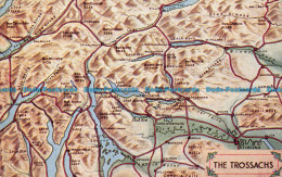 R154123 The Trossachs. A Map. White. Best Of All - World