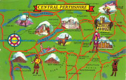 R153546 Central Perthshire. Map. 1971 - World