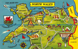 R153548 North Wales. A Map - World