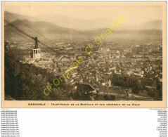 38.  GRENOBLE . Téléférique De La  Bastille Et Vue Générale De La Ville . - Grenoble