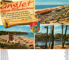 64.  ANGLET .  CP Multivues . COTE BASQUE . - Anglet