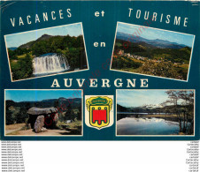 VACANCES Et TOURISME En AUVERGNE .  CP Multivues . - Otros & Sin Clasificación