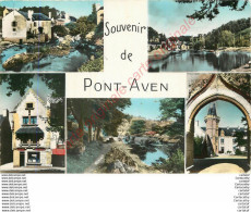 29.  Souvenir De PONT AVEN .  CP Multivues . - Pont Aven