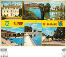 37.  BLERE  EN TOURAINE .  CP Multivues . - Bléré