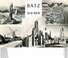 44.  BATZ SUR MER .  CP Multivues . - Batz-sur-Mer (Bourg De B.)
