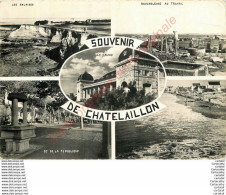 17.  Souvenir De CHATELAILLON . CP Multivues . - Châtelaillon-Plage