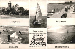 72394210 Pelzerhaken Badestrand Brandung Leuchtturm Morgenstimmung Segelpartie N - Neustadt (Holstein)