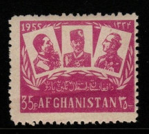 Afghanistan Cat 429 1955 37th Year Of Independence 35p Mauve MNH - Afghanistan