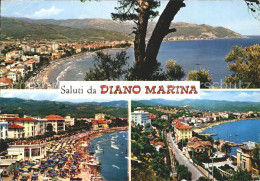 72393688 Diano Marina Blick Auf Die Stadt Mit Strand Und Promenade Diano Marina - Other & Unclassified