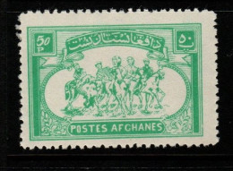 Afghanistan Cat 499 1960 Buzhashi Game 50p Turquoise MNH - Afganistán