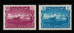 Afghanistan Cat 563-4 1961 Band Amir Lake,mint Never Hinged - Afghanistan
