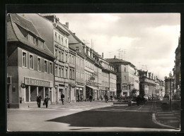 AK Zeitz, Blick In Die Leninstrasse  - Zeitz