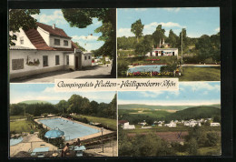 AK Hutten-Heiligenborn / Rhön, Campingplatz, Totalansicht  - Rhön