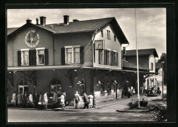 AK Bad Elster, Bahnhof Mit Passagieren  - Bad Elster