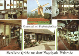 72393268 Walsrode Lueneburger Heide Rosencafe Mit Bockwindmuehle Gastraeume Alte - Walsrode