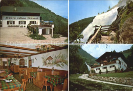 72393151 Partschins Parcines Gasthaus Birkenwald Gastraum Wasserfall  - Autres & Non Classés