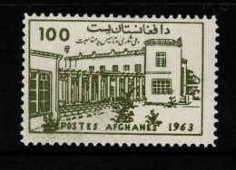 Afghanistan Cat 819 1963 National Assembly Building 100p Olive, Mint Never Hinged - Afganistán