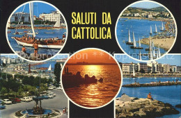 72392723 Cattolica Rimini Hotel Strand Segelschiff  - Autres & Non Classés
