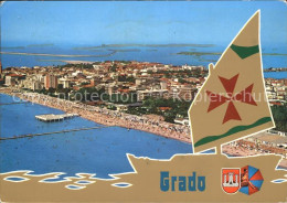 72392720 Grado Gorizia Strand Fliegeraufnahme Grado Gorizia - Autres & Non Classés