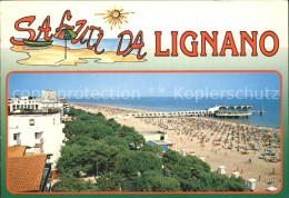 72392717 Lignano Strand Lignano Pineta - Autres & Non Classés