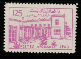 Afghanistan Cat 820 1963 National Assembly Building 125p Lilac, Mint Never Hinged - Afganistán