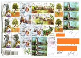 Moldova Registered Cover To China — 2016/2017/2018 Many Topic Stamps Etc. - Moldawien (Moldau)