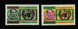 Afghanistan Cat 1011-2 1966 United Nation Day Day, Mint Never Hinged - Afghanistan