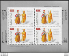 2017 Lituania Diocesi Di Samogizia Congiunta Vaticano 1 MS MNH - Lituanie