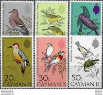 1974 Cayman Island Birds I° 6v. MNH SG N. 337/342 - Otros & Sin Clasificación
