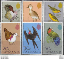 1975 Cayman Island Birds II° 6v. MNH SG N. 383/88 - Other & Unclassified