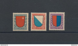 1920 SVIZZERA,  Pro Juventute - Stemmi Cantonali, N° 176/78 - 3 Valori , MNH** - Sonstige & Ohne Zuordnung