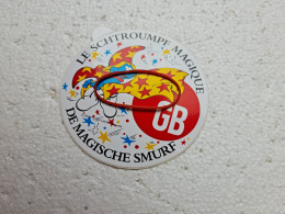 Objet Dérivés BD Autocollant Le Schtroumpf Magique, 1990 IMPS BRUSSELS........../N5 - Stickers